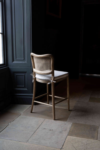 Cream & Wood Barstool