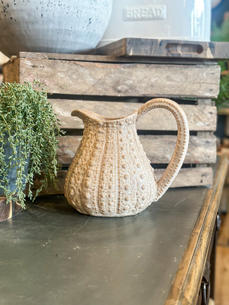 Large Oat Urchin Jug