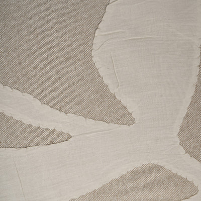 Neutral Leaf Patterned Cushion 90x40cm