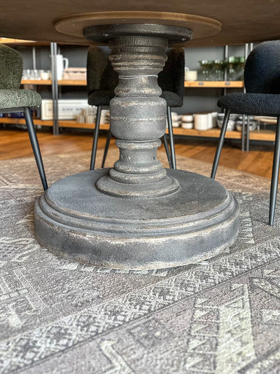 Reclaimed Pine Round Dining Table