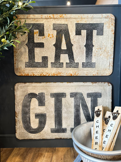 'GIN' Wall Plaque
