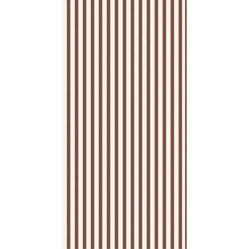 16pc Brown Striped Napkins