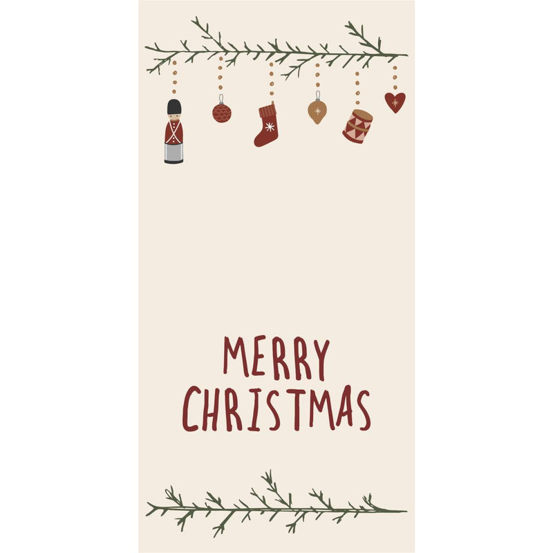 16pc Merry Christmas & Christmas Garland Napkins