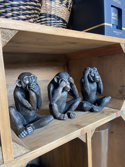 Set Of 3 'No Evil' Monkeys