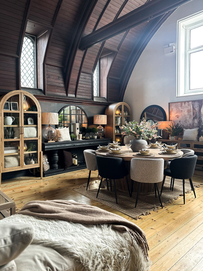 Arched 5 Shelf Display Unit