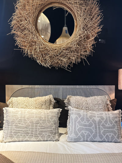 Round Birds Nest Mirror