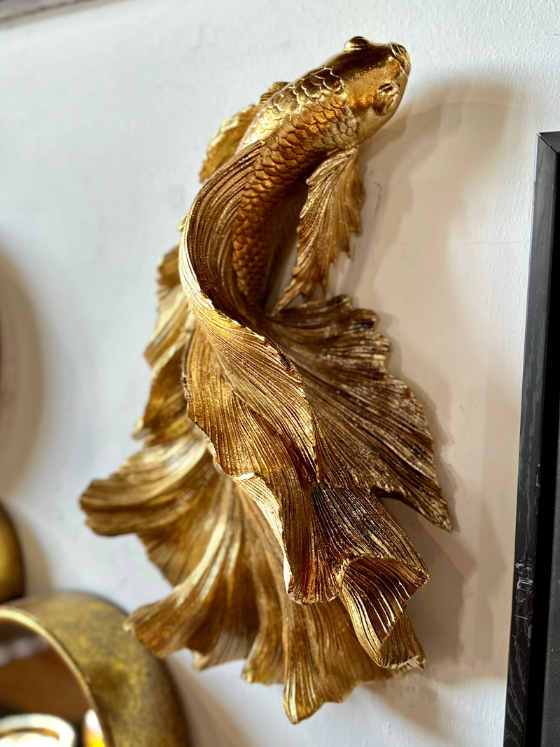 Gold Fantail Fish Decoration