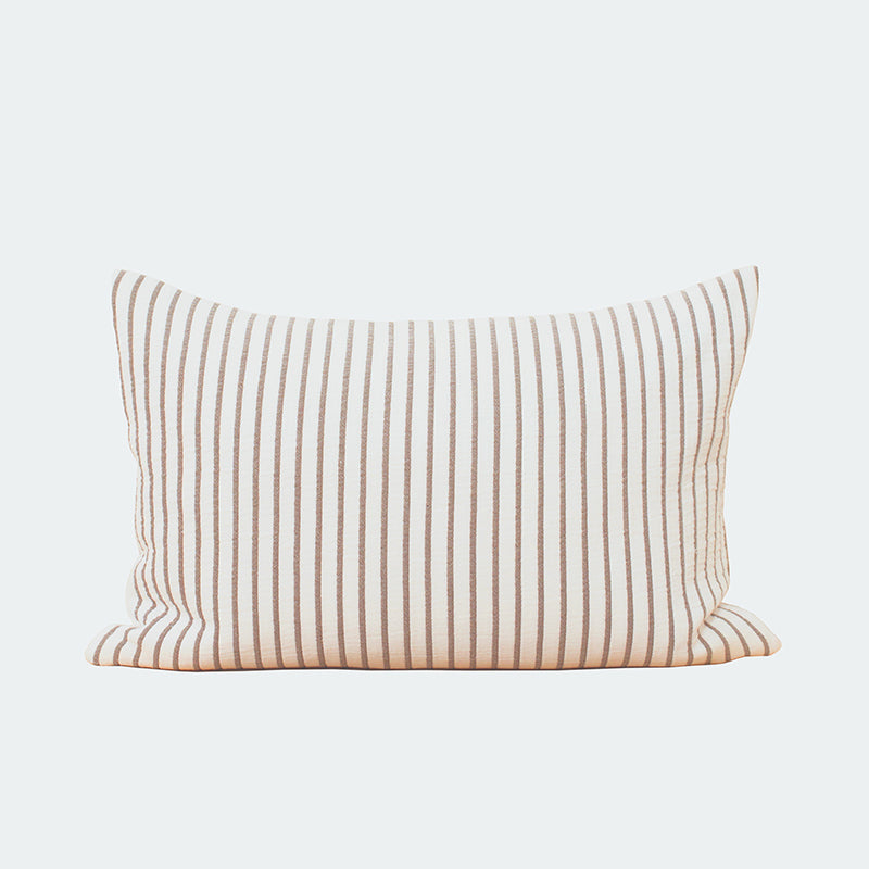 Taupe Stripe Cushion 40x60