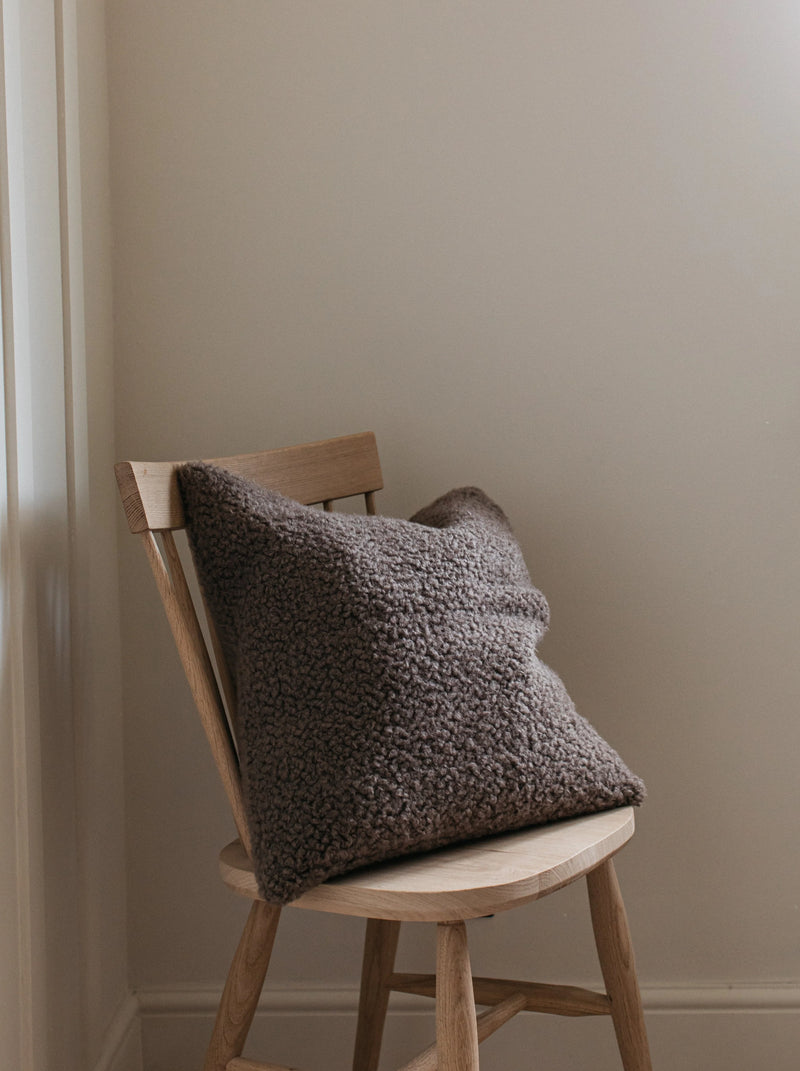 50x50cm Espresso Teddy Cushion