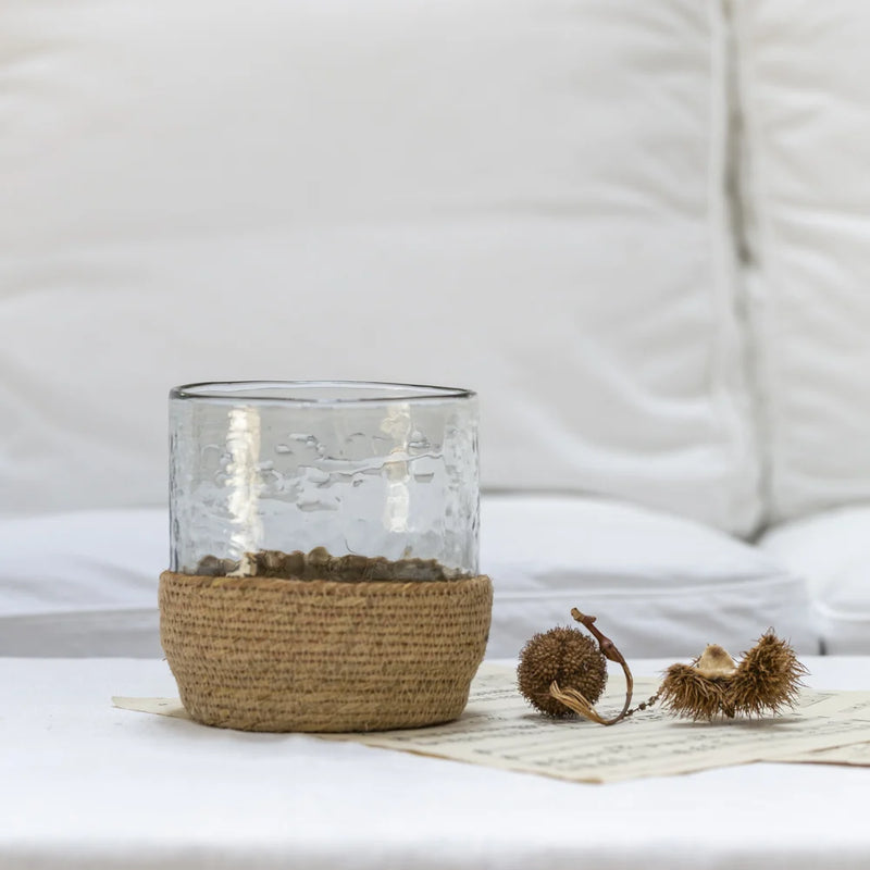 Tealight In Jute Basket