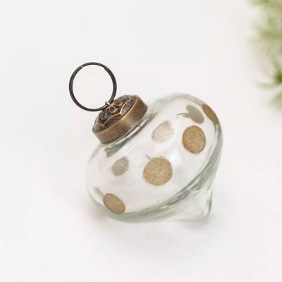 Small Gold Spotted Onion Bauble