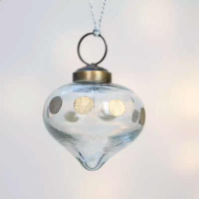 Small Gold Spotted Onion Bauble