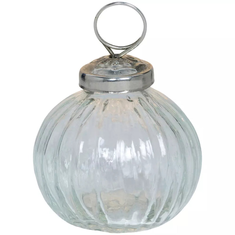 Ribbed Glass Place Holder