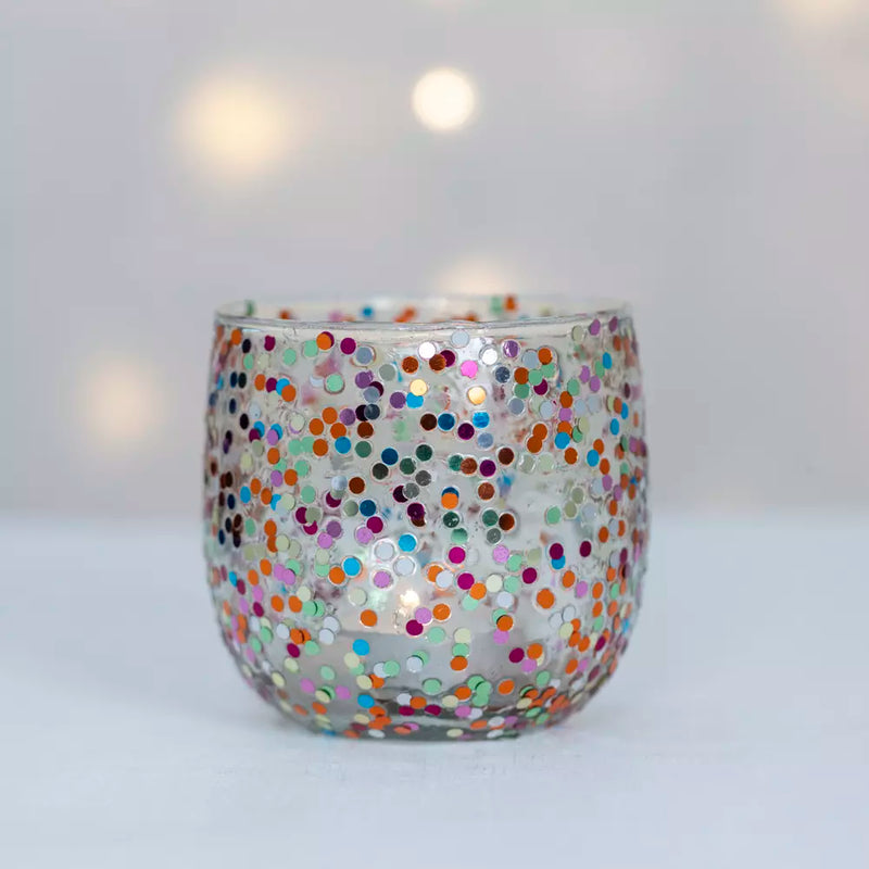 Multicolour Confetti Votive