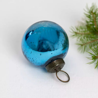 Shiny Blue Round Bauble