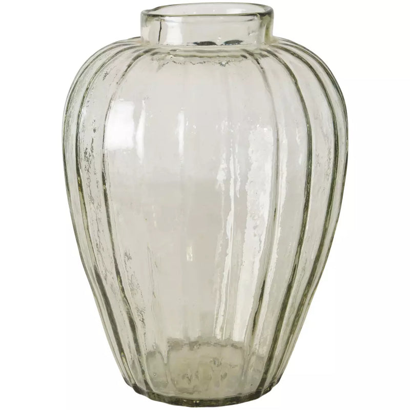 Tall Ribbed Vase