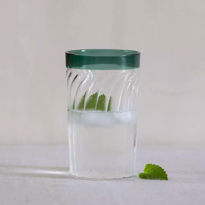 Deco Swirl Green Tumbler