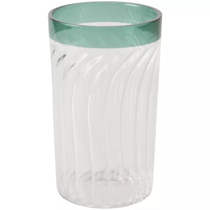 Deco Swirl Green Tumbler