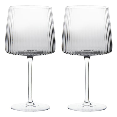 S/2 Smoke Ember Gin Glasses