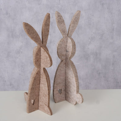 Beige Textile Rabbit Decoration