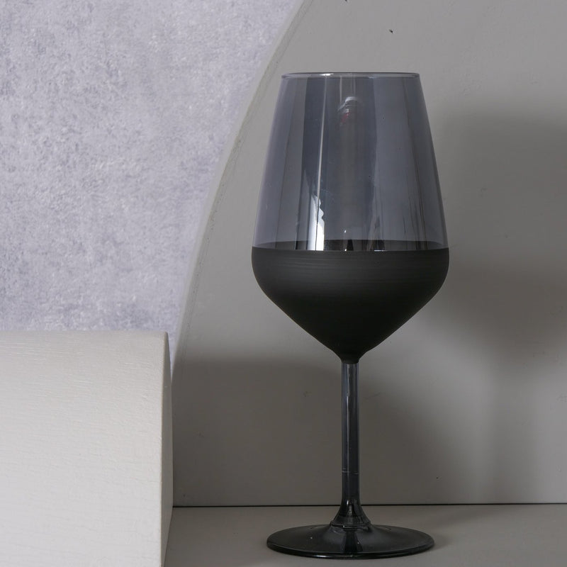 Black Wine Glass