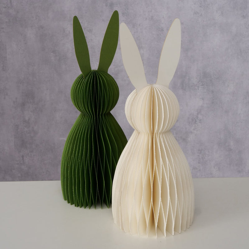 30cm White Paper Rabbit Decoration