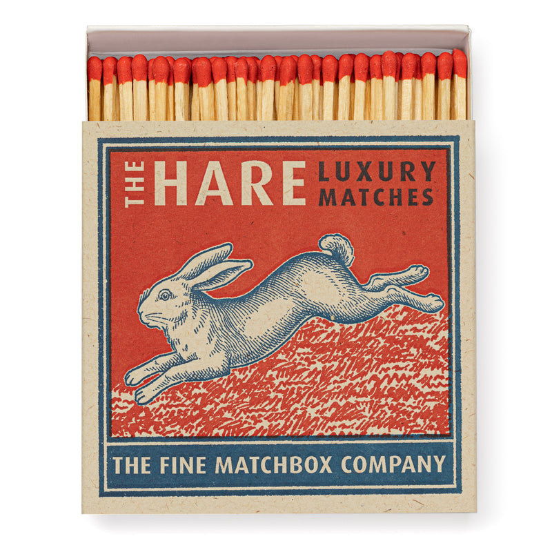 The Hare Print Luxury Matches