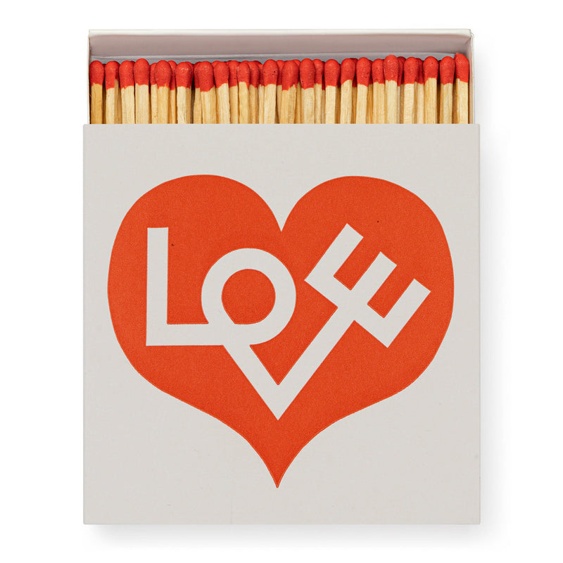 Abstract Love Print Luxury Matches