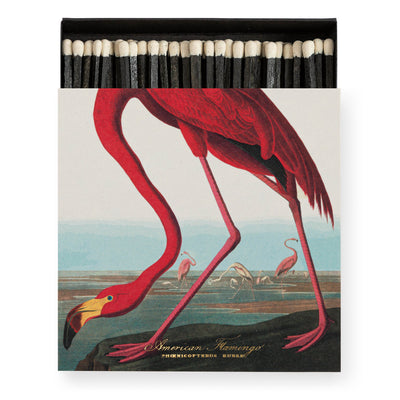 Pink Flamingo Print Luxury Matches