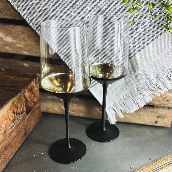 Flat bottom wine glass sales
