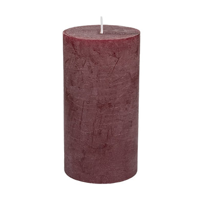 Rustic Plum Candle 7x13cm