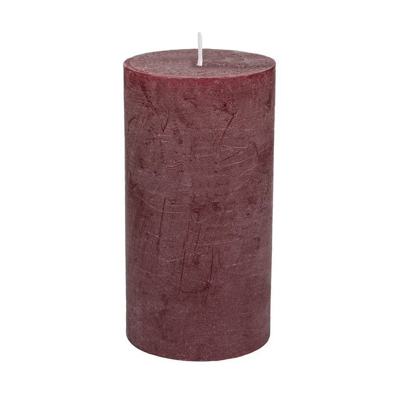 Rustic Plum Candle 7x13cm