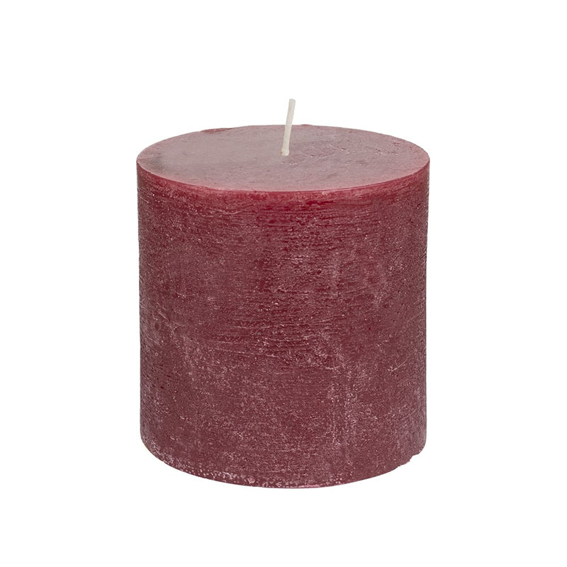 Rustic Plum Candle 10x10cm