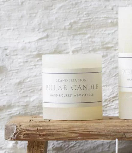 Rustic Ivory Candle 7x7.5cm