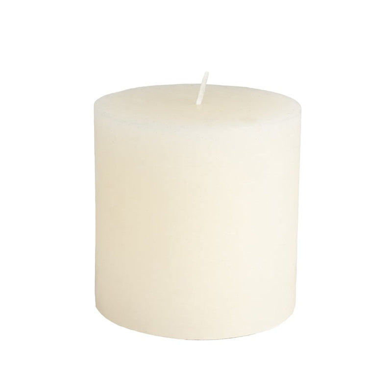 Rustic Ivory Candle 10x10cm