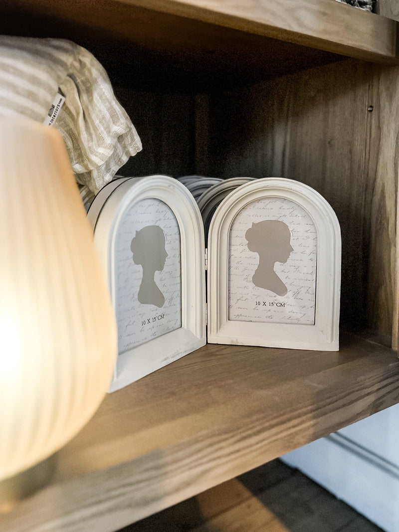 Ivory Double Arch Photo Frame