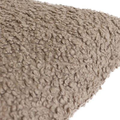 Taupe Boucle Chunky Cushion 55x55cm