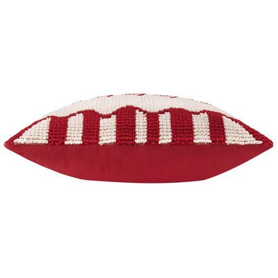 'Fa La La' Red & White Cushion 30x50cm