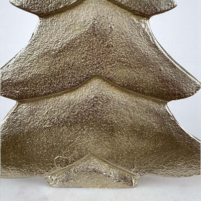 Gold Metal Tree On Marble Base