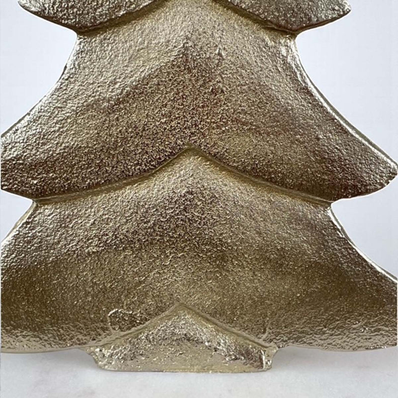 Gold Metal Tree On Marble Base