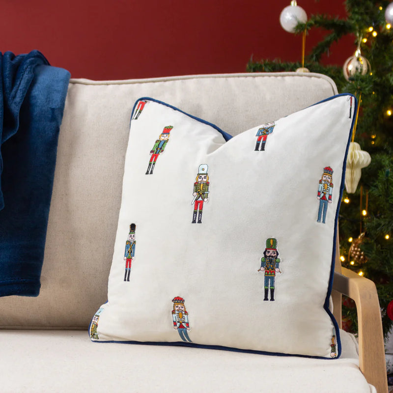 Cream Nutcracker Cushion 43x43cm
