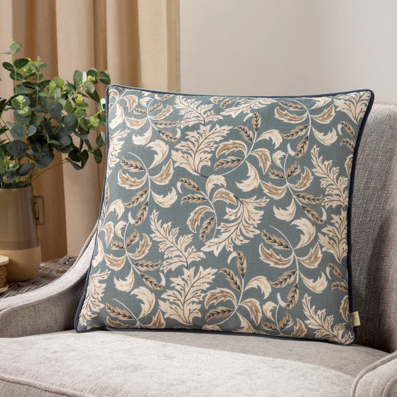 Highclere Petrol Cushion