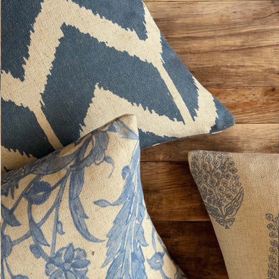 Denim Pattern Cushion 50x50cm