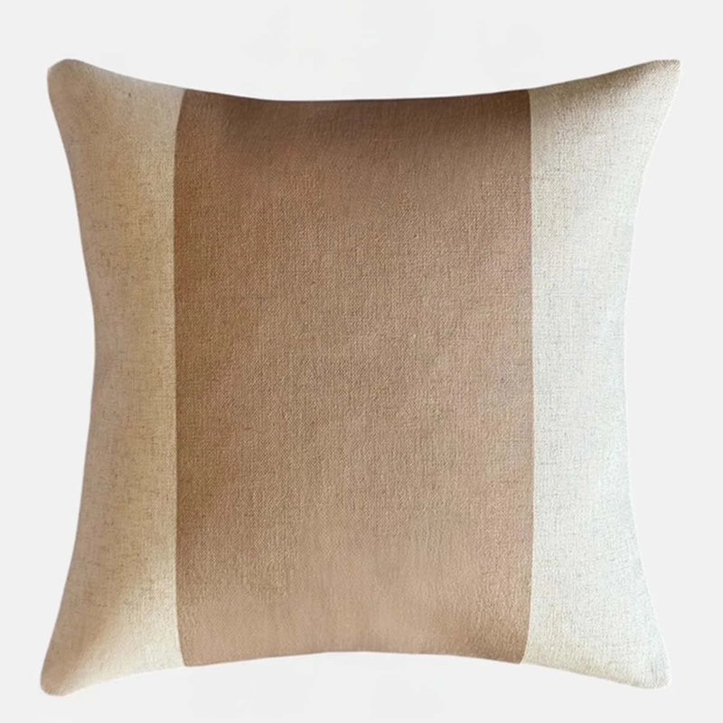 Neutral/Champagne Bold Stripe Cushion 50x50cm