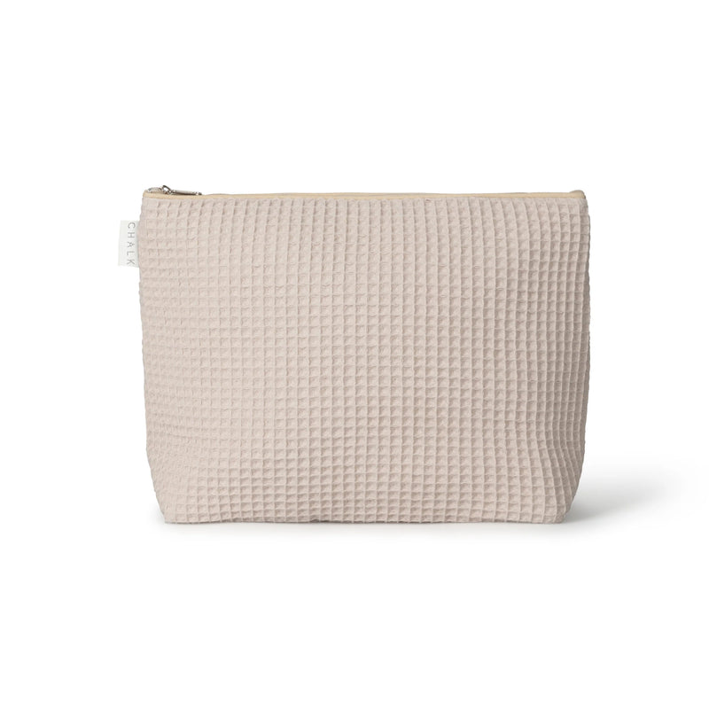 Large Stone Waffle Wash Bag
