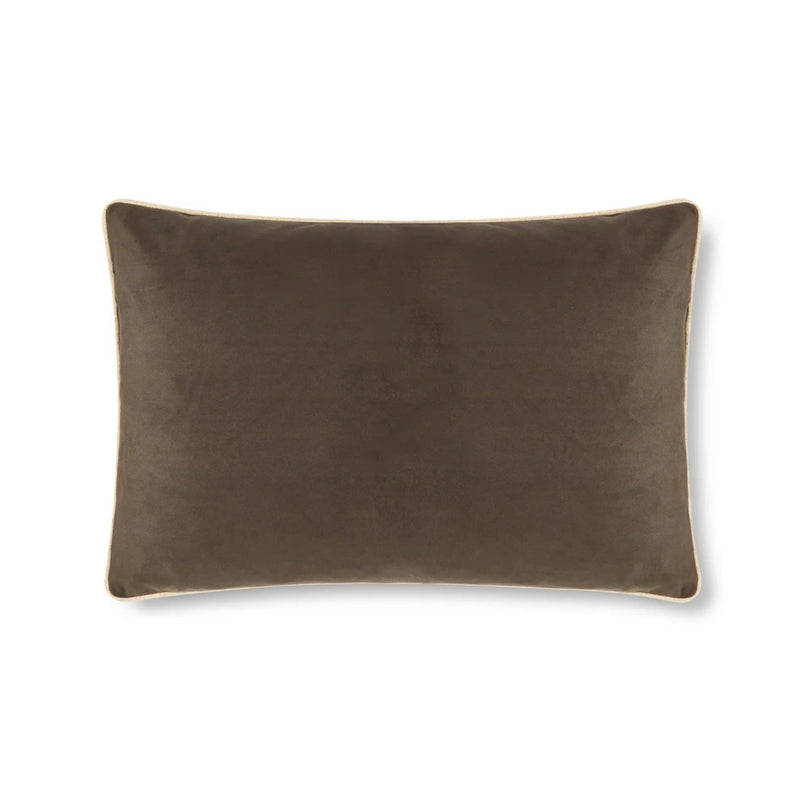 Large Velvet Mole Oblong Cushion