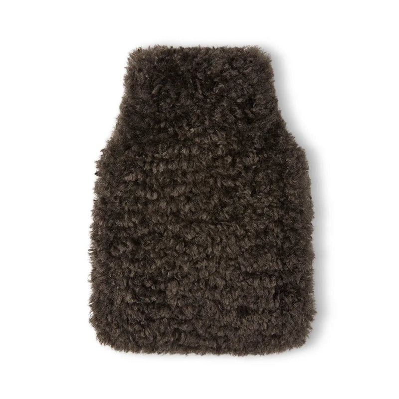 Mini Hot Water Bottle- Curly Cocoa