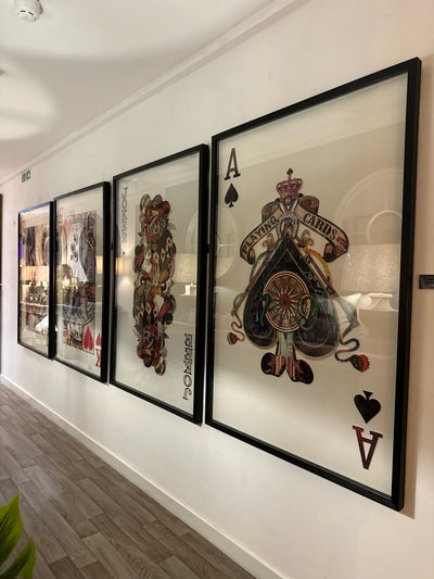 King of Hearts Collage Wall Art