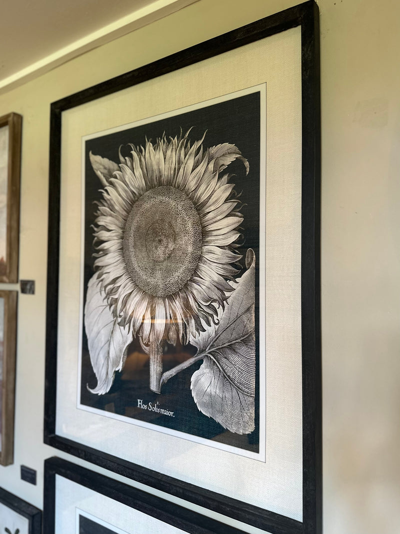 Set of 2 Framed Sunflower Wall Art