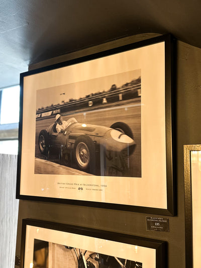 Black & White Silverstone 1956 Print